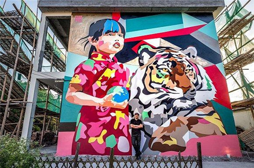 美籍日裔藝術家DAAS的作品《我們是守護者》 美籍日裔藝術家DAAS的作品《我們是守護者》