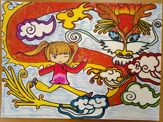 李培瑤《龍騰盛世》輔導(dǎo)教師：時尹航（工一小）