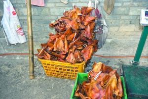 警方現場查獲的Y臘肉。