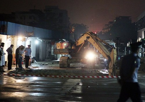 　圖為事故現(xiàn)場。