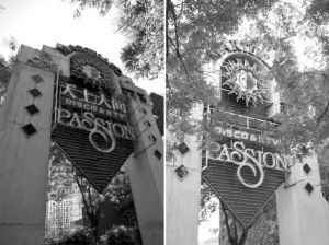 臺(tái)州溫嶺版“天上人間”（左）和北京版“天上人間”（右）相比，連店標(biāo)都一模一樣