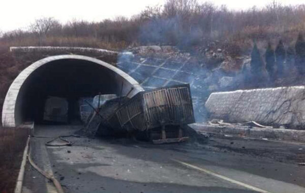 圖為事故現(xiàn)場。