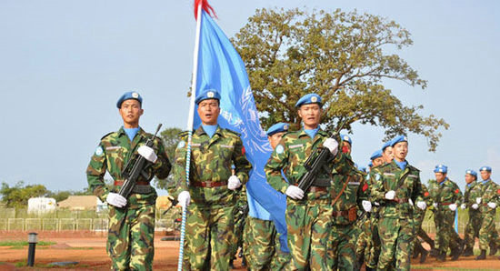 資料圖：中方將派遣700名官兵前往南蘇丹進行維和。
