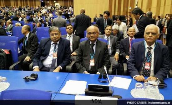 印度新德里電視臺(tái)提供的印度核專家照片 印度新德里電視臺(tái)提供的印度核專家照片