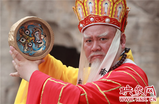 戲劇電影《法海禪師》在太行山大峽谷開拍 戲劇電影《法海禪師》在太行山大峽谷開拍