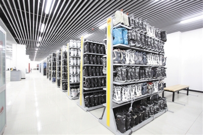 云頂大酒店內(nèi)的雪具大廳。