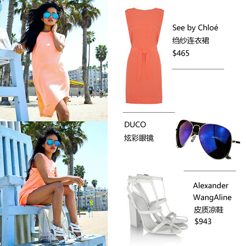 一件連衣裙搞定全身造型 一件連衣裙搞定全身造型