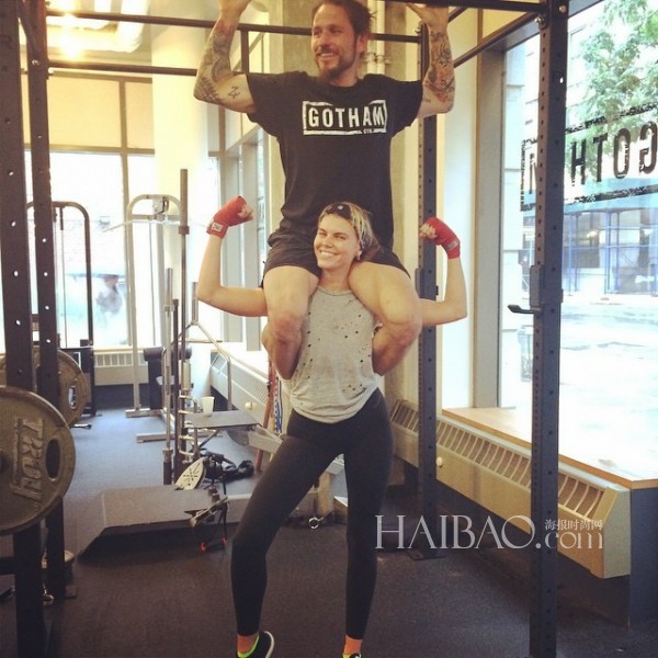 超?，旣惸取ち詹?(Maryna Linchuk) 近期健身私照