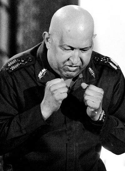 去年選舉期間，查韋斯造勢資料圖。