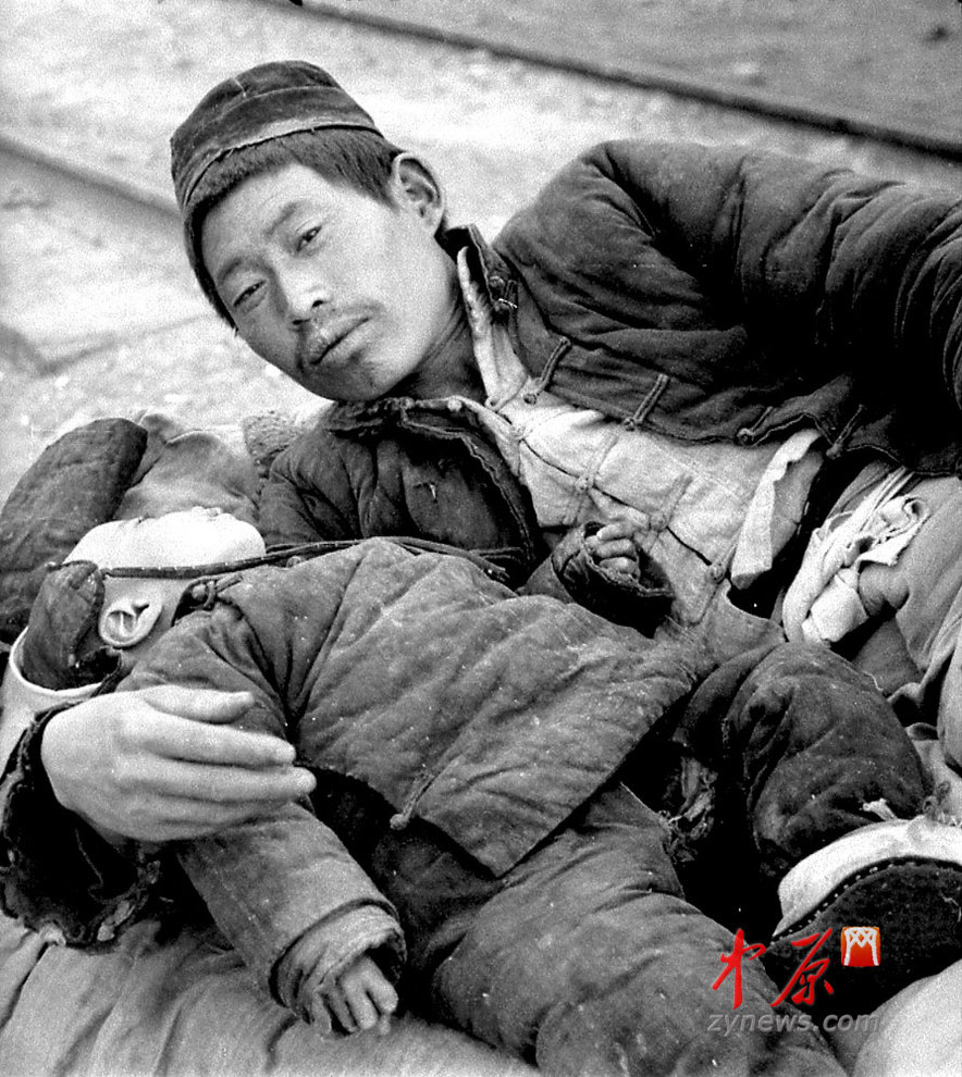 饑荒受災(zāi)者，父與子