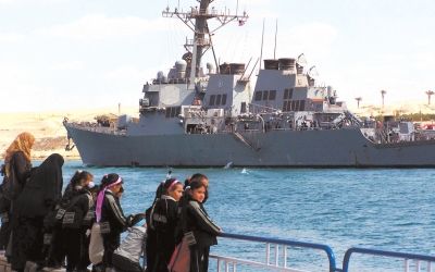 美國海軍“馬漢”號驅(qū)逐艦（資料圖片）。圖/CFP