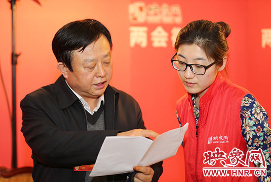 全國人大代表喬彬接受映象網(wǎng)采訪。