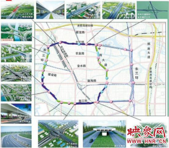 三環(huán)快速化工程方案圖。