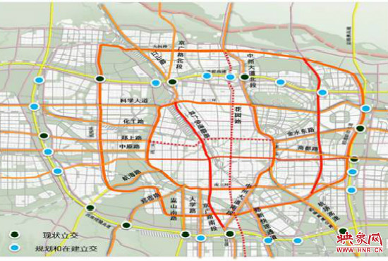 兩環(huán)十七放射景觀廊道建設(shè)。