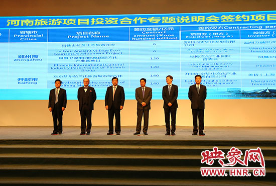 河南旅游項(xiàng)目投資合作專題說明會(huì)。