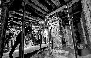 埃及首次向公眾開放的古埃及法老圖坦卡蒙乳母之墓內(nèi)景。