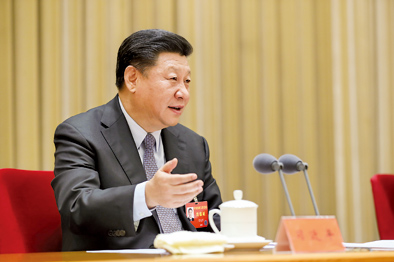 2017年12月28日至29日，中央農(nóng)村工作會(huì)議在北京舉行。習(xí)近平在會(huì)上發(fā)表重要講話(huà)。新華社記者 丁林 攝