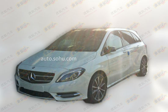 全新奔馳B260無偽諜照 全新奔馳B260無偽諜照