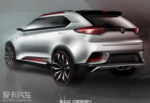 上汽MG新SUV概念車預告圖 上汽MG新SUV概念車預告圖