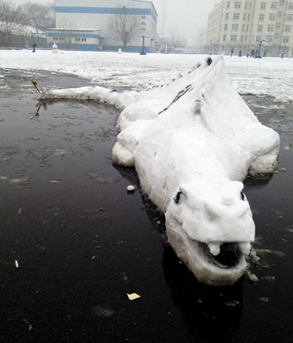 創(chuàng)意十足！日系列卡通雪人走紅