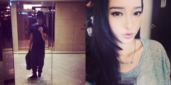 歐弟微博承認結(jié)婚曬老婆美照。