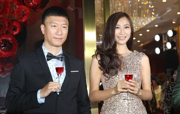 圖為孫紅雷、王駿迪夫婦。