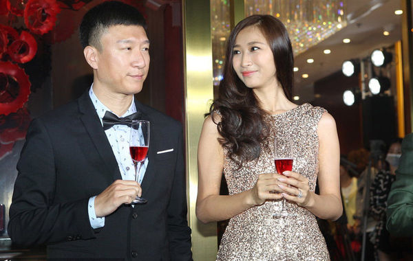 圖為孫紅雷、王駿迪夫婦。