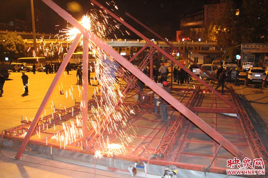 拆除現(xiàn)場(chǎng)。