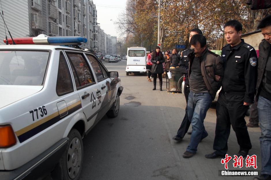 圖為抓獲犯罪嫌疑人（資料圖片）。