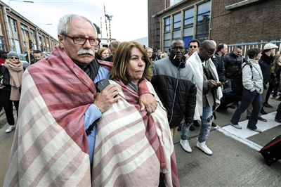 扎芬特姆國(guó)際機(jī)場(chǎng)，乘客被緊急疏散。圖/CFP