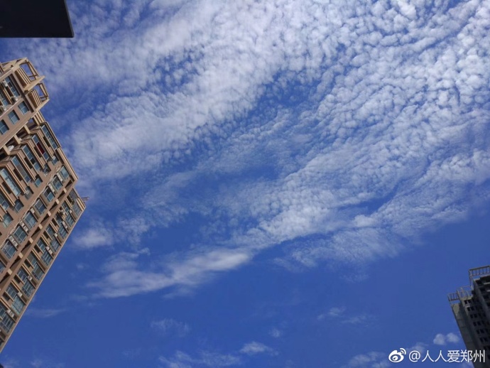 又被鄭州的藍(lán)天刷屏！隨便一拍就是手機(jī)壁紙
