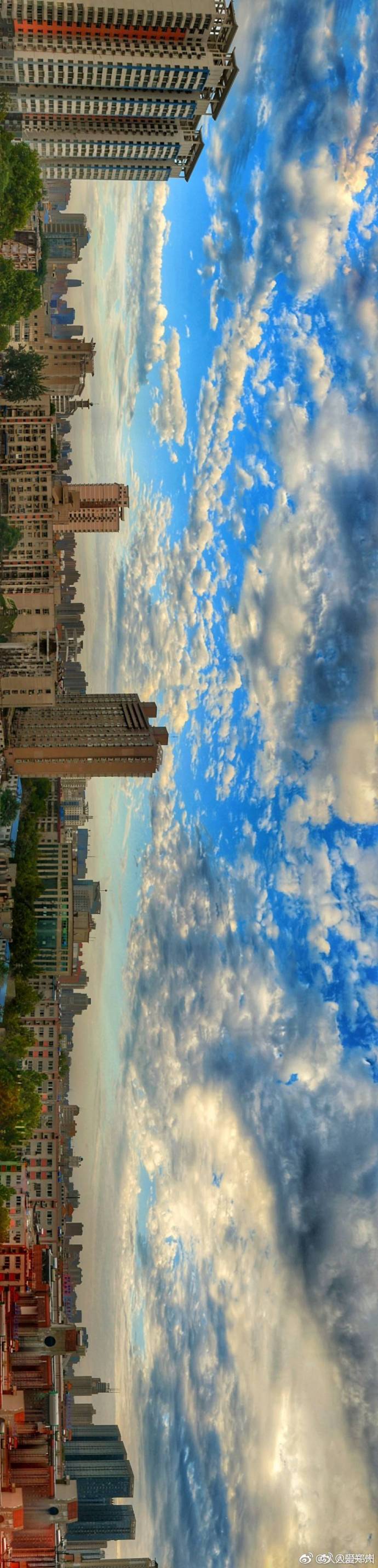 又被鄭州的藍(lán)天刷屏！隨便一拍就是手機(jī)壁紙