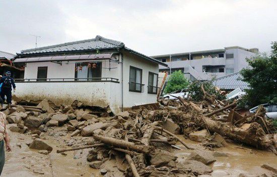 日本廣島泥石流災害失蹤人數(shù)升至43人 死亡39人