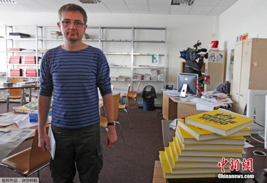 圖為昔日法國《查理周刊》雜志社總部內(nèi)景。