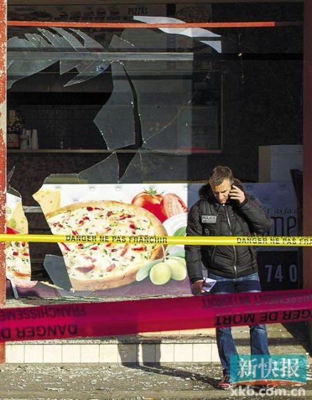 法國(guó)東部羅訥省一餐館8日發(fā)生爆炸。 新華社發(fā)