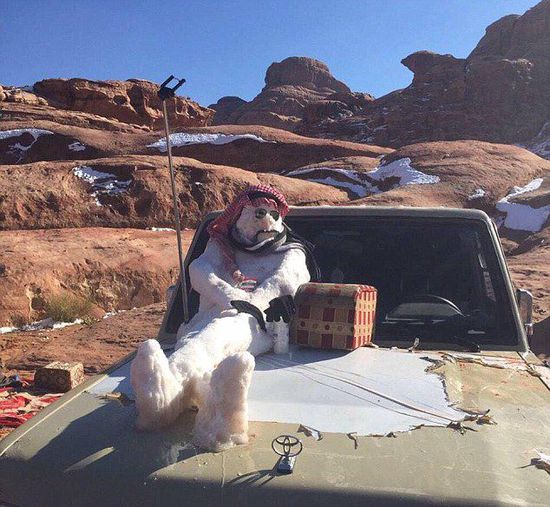 　一位宗教學(xué)者稱堆雪人褻瀆伊斯蘭教，引發(fā)眾多網(wǎng)友不滿。（網(wǎng)頁截圖）