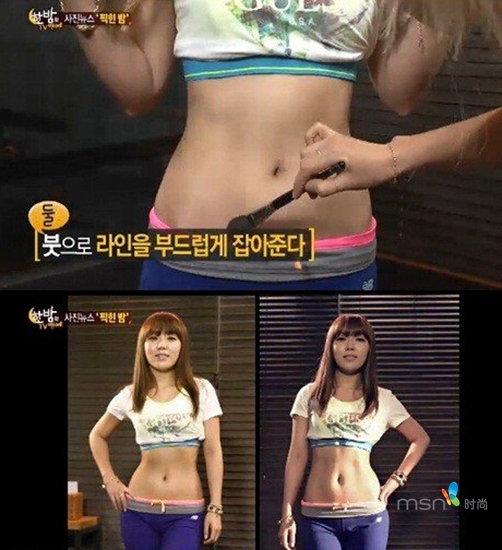 蔡依林 你的馬甲線“脫妝”了！