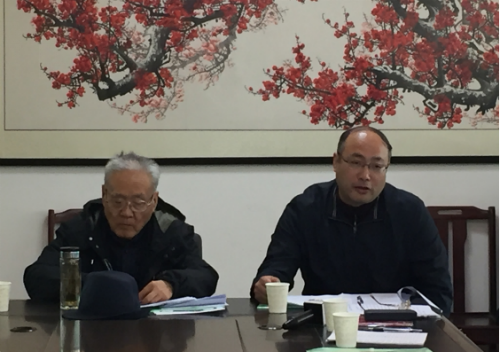 （左：原周口地區(qū)常委秘書長梁祖靈 ；右：鄲城縣委常委組織部長侯磊 ）