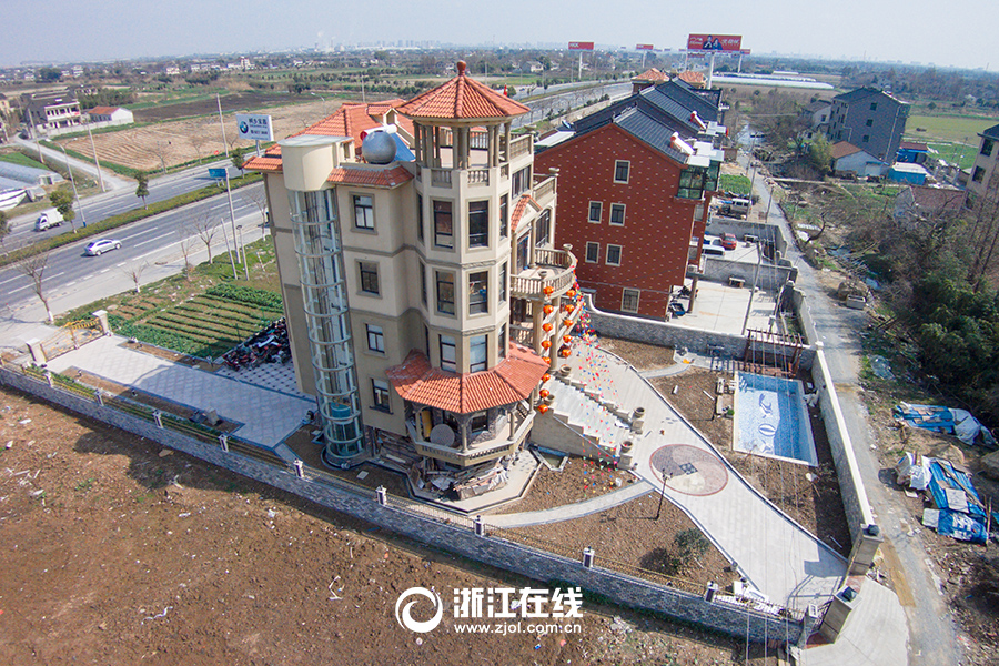 浙江土豪建史上最壕農居房 浙江土豪建史上最壕農居房
