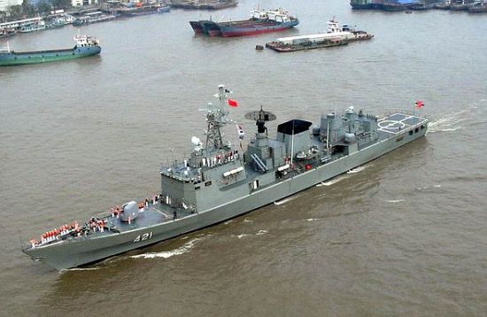 資料圖：中國為泰國建造的納萊頌恩級護衛(wèi)艦。