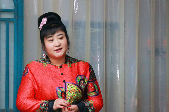 主持人香香在電視劇《嘿，真不是鬧著玩的》飾演大白鵝