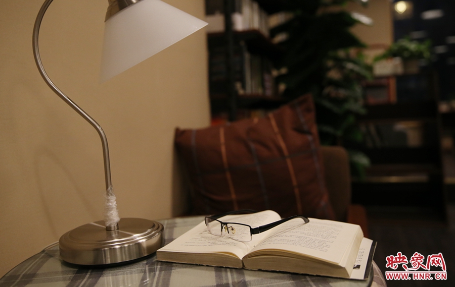 書(shū)店內(nèi)的裝飾。