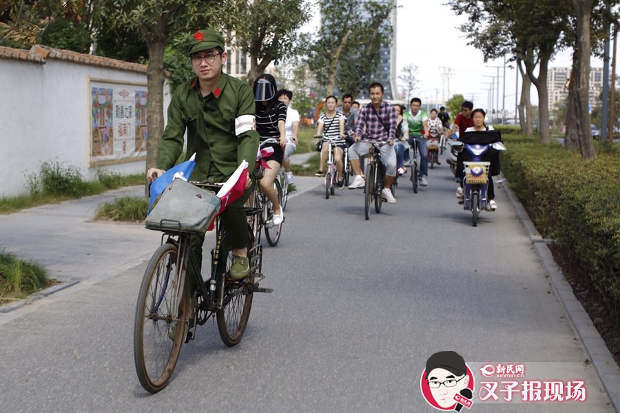 無車日復(fù)古慢騎行！懷舊style萌萌噠